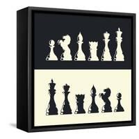 Chess Pieces Collection-pashabo-Framed Stretched Canvas