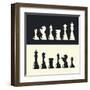 Chess Pieces Collection-pashabo-Framed Art Print