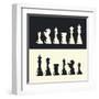 Chess Pieces Collection-pashabo-Framed Art Print