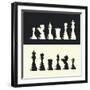 Chess Pieces Collection-pashabo-Framed Art Print