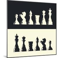 Chess Pieces Collection-pashabo-Mounted Art Print