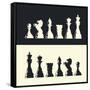 Chess Pieces Collection-pashabo-Framed Stretched Canvas