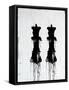 Chess Pieces II-Kent Youngstrom-Framed Stretched Canvas