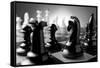 Chess Pieces on A Chess Board-Sergei Gnatuk-Framed Stretched Canvas