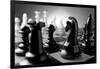 Chess Pieces on A Chess Board-Sergei Gnatuk-Framed Art Print