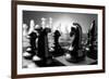 Chess Pieces on A Chess Board-Sergei Gnatuk-Framed Art Print