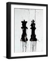 Chess Pieces V-Kent Youngstrom-Framed Art Print