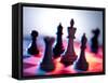 Chess Pieces-Tek Image-Framed Stretched Canvas