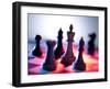 Chess Pieces-Tek Image-Framed Photographic Print