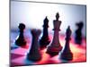 Chess Pieces-Tek Image-Mounted Photographic Print