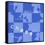 Chess Pieces-null-Framed Stretched Canvas