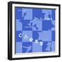 Chess Pieces-null-Framed Giclee Print
