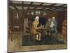 Chess Players Drinking a Glass of Port-null-Mounted Giclee Print