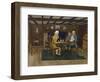 Chess Players Drinking a Glass of Port-null-Framed Premium Giclee Print