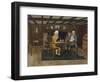 Chess Players Drinking a Glass of Port-null-Framed Premium Giclee Print