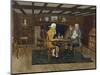 Chess Players Drinking a Glass of Port-null-Mounted Premium Giclee Print