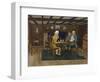 Chess Players Drinking a Glass of Port-null-Framed Giclee Print