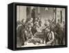 Chess Players in Paris-null-Framed Stretched Canvas