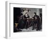 Chess Players-Isidor Kaufmann-Framed Art Print