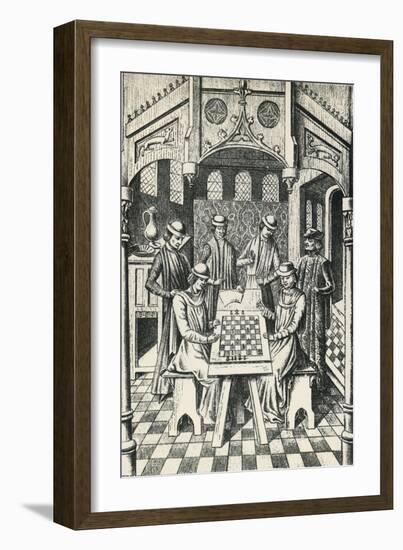 Chess Players-null-Framed Giclee Print