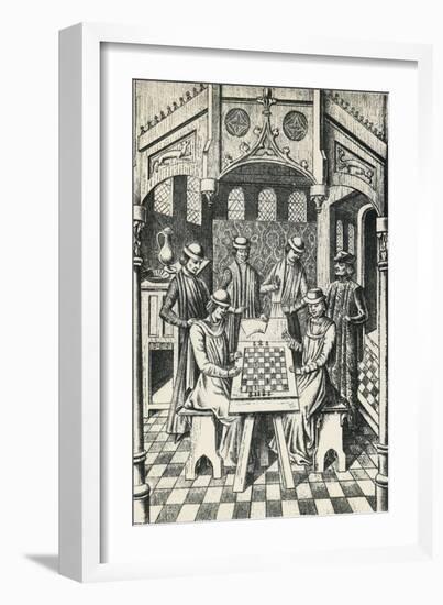 Chess Players-null-Framed Giclee Print