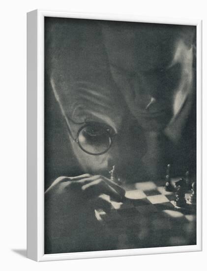 'Chess Playing', c1928-Yvan Attal-Framed Photographic Print