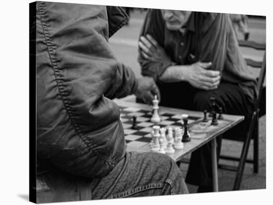 Chess Playing on Union Square, Manhattan, New York City-Sabine Jacobs-Stretched Canvas
