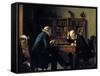 Chess Problem-Isidor Kaufmann-Framed Stretched Canvas