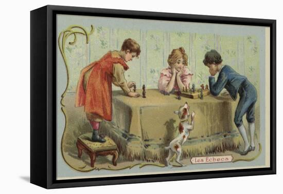 Chess-null-Framed Stretched Canvas