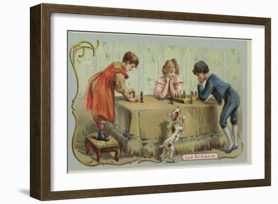 Chess-null-Framed Giclee Print