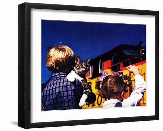 Chessie and the Children-null-Framed Giclee Print