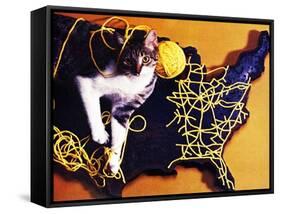 Chessie, Map Out the Tracks!-null-Framed Stretched Canvas
