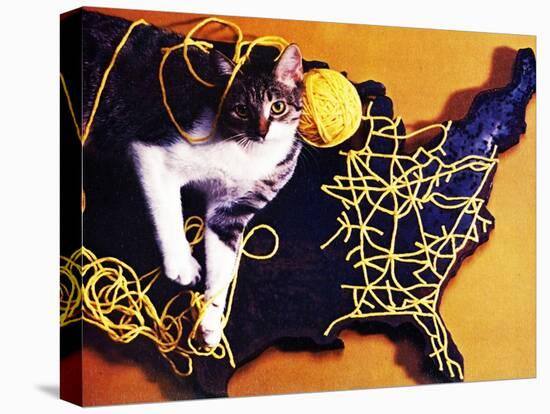 Chessie, Map Out the Tracks!-null-Stretched Canvas