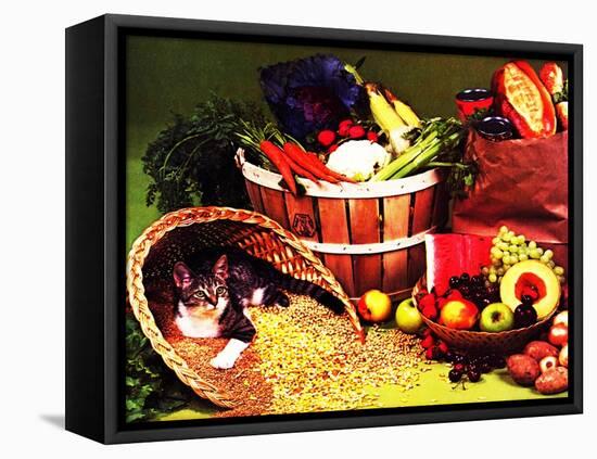 Chessie's Feast-null-Framed Stretched Canvas