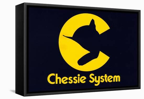 Chessie Systems Logo-null-Framed Stretched Canvas