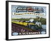 Chessie Systems: the Sesquicentennial-null-Framed Giclee Print