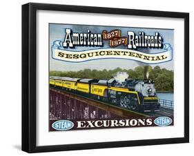 Chessie Systems: the Sesquicentennial-null-Framed Giclee Print