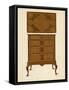 Chest of Drawers Inlaid with Marqueterie-Shirley Charles Llewellyn Slocombe-Framed Stretched Canvas
