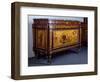 Chest of Drawers with Inlays and Marble Top, 1775-null-Framed Giclee Print