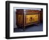 Chest of Drawers with Inlays and Marble Top, 1775-null-Framed Giclee Print