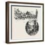 Chester-Le-Street (Top); Distant View of Lambton Castle (Bottom). Chester-Le-Street Is a Town in Co-null-Framed Giclee Print