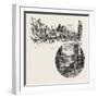 Chester-Le-Street (Top); Distant View of Lambton Castle (Bottom). Chester-Le-Street Is a Town in Co-null-Framed Giclee Print