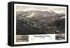 Chester, Massachusetts - Panoramic Map-Lantern Press-Framed Stretched Canvas