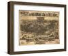 Chester, Pennsylvania - Panoramic Map-Lantern Press-Framed Art Print