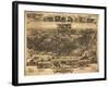 Chester, Pennsylvania - Panoramic Map-Lantern Press-Framed Art Print