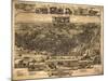 Chester, Pennsylvania - Panoramic Map-Lantern Press-Mounted Art Print