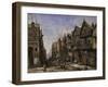 Chester: Watergate Street from the Corner of Crook Street, with Eastgate Beyond-Louise J. Rayner-Framed Giclee Print