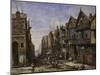 Chester: Watergate Street from the Corner of Crook Street, with Eastgate Beyond-Louise J. Rayner-Mounted Giclee Print