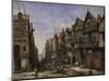 Chester: Watergate Street from the Corner of Crook Street, with Eastgate Beyond-Louise J. Rayner-Mounted Giclee Print