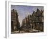 Chester: Watergate Street from the Corner of Crook Street, with Eastgate Beyond-Louise J. Rayner-Framed Giclee Print